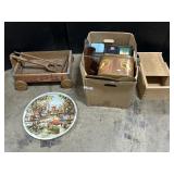 Pepsi Crate Wagon, Adv Tins, Bread Boxes.