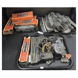 Vintage Lionel Train Cars & Tracks.