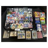 Lot Of Baseball & Football Trading Cards.