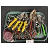Pliers, Shears, Snips.
