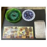 Aluminum, Glass & Ceramic Platters & Bowls.