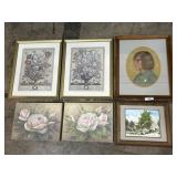 Pastel Portrait, Watercolor, Art Prints.