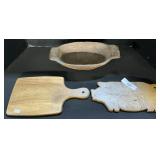 Decorative Cutting Boards, & Dough Bowl.