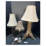 Taxidermy Deer Hoof Lamp, Table Lamps.