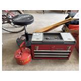 Craftsman Creeper, Toolbox & Steel Fuel Can.
