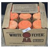Case Of AA White Flyer Clay Pigeon Targets.