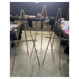 3 Wooden Art Easels.