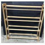 Wooden Media Shelf.