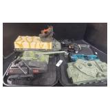 Lot Of Toy Military Tanks & Trucks.