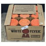 Case Of AA White Flyer Clay Pigeon Targets.