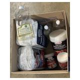 Lamp Oil, Auto Body Filler, Shop Towels.