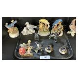 Goebel Bird Figurines, Murano Glass, Music Boxes.