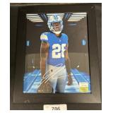 Autographed Jahmyr Gibbs Photograph.