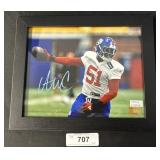 Autographed Abdul Carter Photograph.
