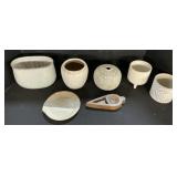 Vases & Planters, Sponge Dish, Wooden Salt Bowl.
