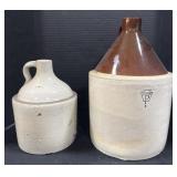 2 Stoneware Jugs.