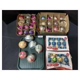 Vintage Glass Christmas Ornaments, Shiny Brite.