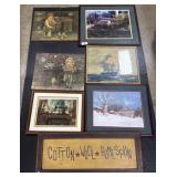 Large Lot Of Wall Art.