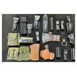 Holsters, Leather Knife & Axe Cases, Military,