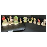 Lefton, Mann, Sadek Bird Figurines & Music Boxes.