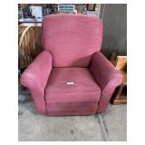 Comfy Red Recliner.