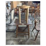 Blond Oak Side Tables, Rustic 2Tier Side Table.
