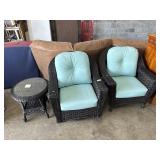 Nice Resin Wicker Patio Tables & Chairs.