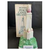 Michterï¿½s Peace Candle Decanter W/ Box.