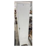 Vtg Pressed Steel Cabinet 14wx12lx63h inches