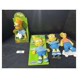 2 NOS Bart Simpson Toys, 2 Bart Simpson Dolls.