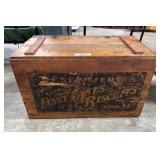 Vtg Wooden Advertising Crate, Fancy Cakes &