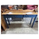 Rustic Pine Hall Table.