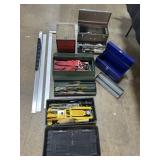 Wrenches, 2-ton Jack, T-Square, Toolboxes.