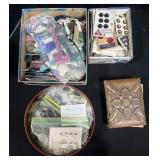 Sewing Materials & Photo Album.
