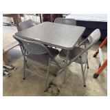 Cosco 5-Piece Folding Table & Chairs.