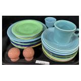 Fiestaware Dinnerware.