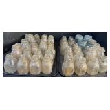 Lot Of Small Glass Milk Bottles.
