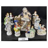 Occupied Japan Victorian Era Figures.