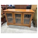 Oak Veneer Entertainment Cabinet.