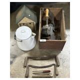 Draw Knives, Cherry Stoner, Number Stamper.