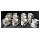 Pfaltzgraff Polar Bear Mugs.