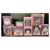 Easter Village Houses & Figurines.