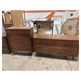 Mid Century Moder Vanity & Chest of Drawers.