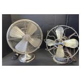 2 Vintage Table Fans.