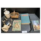 Longaberger Soap Dispenser, Boy Scout Books.