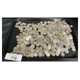 554 90% Silver Dimes.