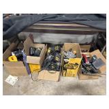 DeWalt Drills, Battery Chargers, Hand Tools.