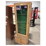 6Gun Blonde Oak Cabinet.