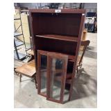 Maple Desk Top Bookcase.