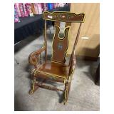 Painted Hitchcock Style Rocker.